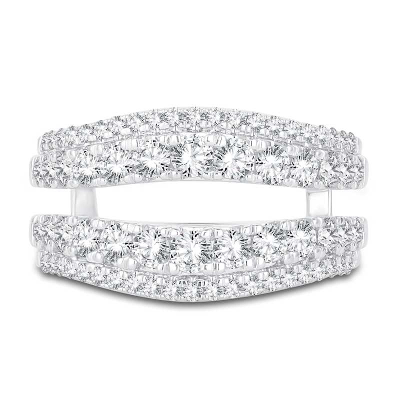 Main Image 3 of Diamond Enhancer Ring 1-1/4 ct tw Round 14K White Gold