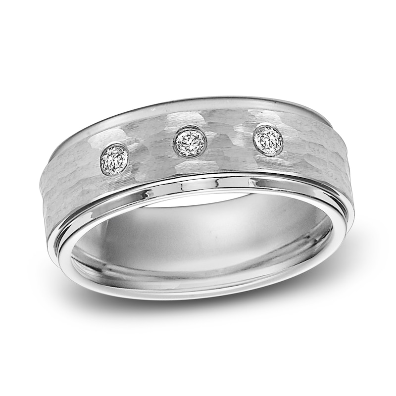 Main Image 1 of Diamond Wedding Band 1/6 ct tw Round Cobalt