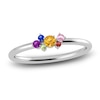 Thumbnail Image 1 of Juliette Maison Natural Multi-Gemstone Constellation Ring 10K White Gold