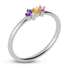 Thumbnail Image 1 of Juliette Maison Natural Multi-Gemstone Constellation Ring 10K White Gold