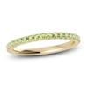 Thumbnail Image 0 of Juliette Maison Natural Peridot Eternity Ring 10K Yellow Gold