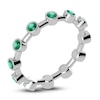 Thumbnail Image 2 of Juliette Maison Natural Emerald Ring 10K White Gold