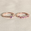Thumbnail Image 4 of Juliette Maison Natural Aquamarine Ring 10K White Gold