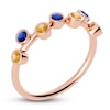 Thumbnail Image 2 of Juliette Maison Natural Citrine & Natural Blue Sapphire Ring 10K Rose Gold