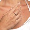 Thumbnail Image 3 of Juliette Maison Natural Citrine Baguette Bar Ring 10K Rose Gold