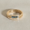 Thumbnail Image 3 of Juliette Maison Natural Citrine Baguette Bar Ring 10K Rose Gold