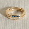 Thumbnail Image 4 of Juliette Maison Natural Pink Tourmaline Baguette Bar Ring 10K Yellow Gold