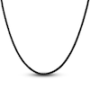 Thumbnail Image 1 of Men's Solid Franco Chain Necklace Black Ion-Plated Stainless Steel 18" 2.5mm