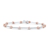 Thumbnail Image 1 of Pnina Tornai Diamond Bracelet 1 ct tw Round 14K Two-Tone Gold 7.25"
