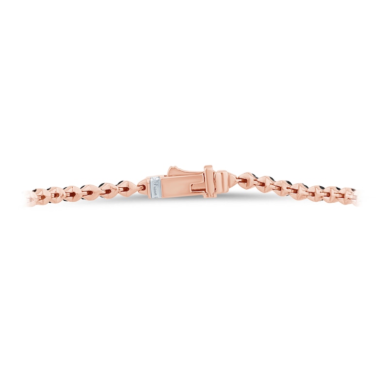 Main Image 2 of Pnina Tornai Black Diamond Tennis Bracelet 3 ct tw Round 14K Rose Gold 7"