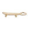 Skateboard Charm 14K Yellow Gold