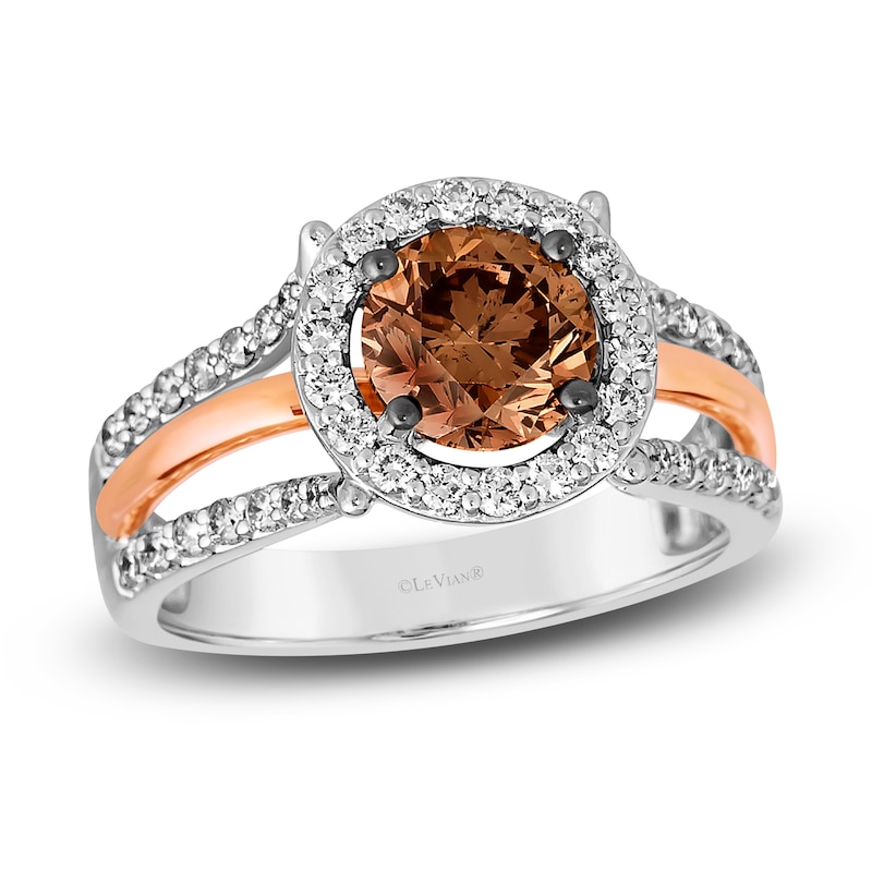 Main Image 1 of Le Vian Diamond Ring 2 ct tw Round 14K Two-Tone Gold
