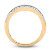Thumbnail Image 2 of Diamond 3-Row Anniversary Band 1 ct tw Round 14K Yellow Gold