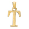 Thumbnail Image 3 of Initial T Necklace 14K Yellow Gold 18&quot;
