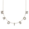 Thumbnail Image 1 of Juliette Maison Black Diamond Station Name Necklace 2 ct tw Round 10K Yellow Gold