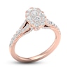 Thumbnail Image 2 of Diamond Oval Engagement Ring 1 ct tw Round 14K Rose Gold
