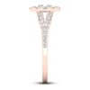 Thumbnail Image 3 of Diamond Oval Engagement Ring 1 ct tw Round 14K Rose Gold