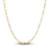 Thumbnail Image 1 of LUSSO by Italia D'Oro Men's Round Box Chain Necklace 14K Yellow Gold 20" 3mm