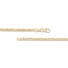 Thumbnail Image 2 of LUSSO by Italia D'Oro Men's Round Box Chain Necklace 14K Yellow Gold 20" 3mm