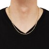 Thumbnail Image 3 of LUSSO by Italia D'Oro Men's Round Box Chain Necklace 14K Yellow Gold 20" 3mm