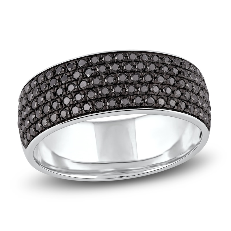 1933 by Esquire Men's Black Diamond Ring