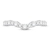 Thumbnail Image 3 of Diamond Contour Anniversary Band 5/8 ct tw Round 14K White Gold