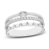Thumbnail Image 1 of Diamond Stackable Fashion Band 1/2 ct tw Round/Marquise/Baguette 14K White Gold