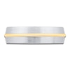 Thumbnail Image 3 of Men's Brushed Wedding Band 14K Two-Tone Gold 6.0mm
