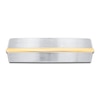 Thumbnail Image 2 of Men's Brushed Wedding Band 14K Two-Tone Gold 6.0mm