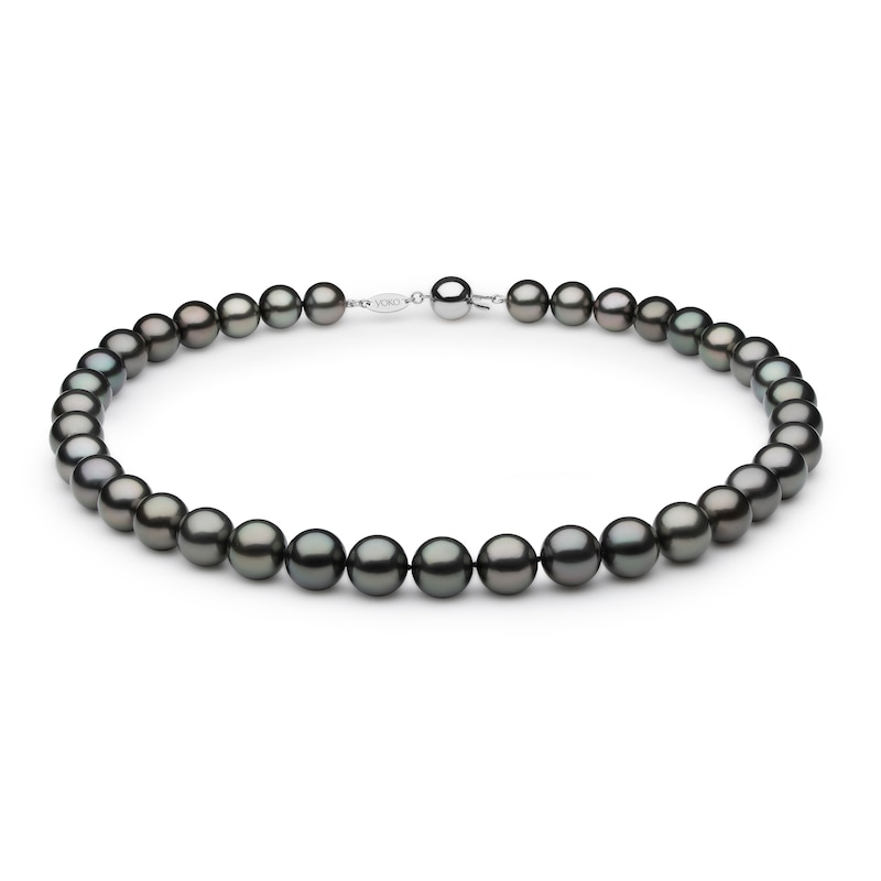 Main Image 1 of Yoko London Tahitian South Sea Cultured Pearl Necklace 18K White Gold 18"