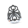Thumbnail Image 1 of Pnina Tornai Black Diamond Ring 1-1/3 ct tw Round 14K White Gold