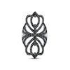 Thumbnail Image 2 of Pnina Tornai Black Diamond Ring 1-1/3 ct tw Round 14K White Gold