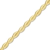 Thumbnail Image 2 of Solid Diamond-Cut Snake Chain Bracelet 14K Yellow Gold 7.25" 2.6mm