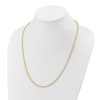 Thumbnail Image 3 of High-Polish Rolo Chain Necklace 24K Yellow Gold 24" 3.0mm