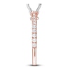 Thumbnail Image 3 of Diamond Engagement Ring Setting 1/3 ct tw Round 14K Rose Gold