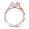 Thumbnail Image 2 of Diamond Engagement Ring Setting 1/2 ct tw Round 14K Rose Gold