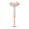 Thumbnail Image 3 of Diamond Engagement Ring Setting 1/2 ct tw Round 14K Rose Gold