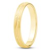 Thumbnail Image 2 of Brushed Leaf Wedding Band 14K Yellow Gold 2.9mm