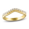 Thumbnail Image 0 of High-Polish Diamond Contour Wedding Band 1/5 ct tw 14K Yellow Gold