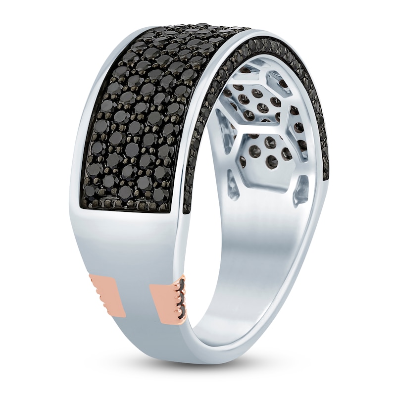 Main Image 2 of Pnina Tornai Men's Black Diamond Ring 1-1/2 ct tw 14K White Gold