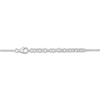 Thumbnail Image 3 of Children's Freshwater Cultured Pearl & Diamond Accent Moon Necklace 14K Two-Tone Gold 13"