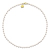 Thumbnail Image 4 of Charm'd by Lulu Frost Natural Rose Quartz Bead Necklace 10K Yellow Gold 18"