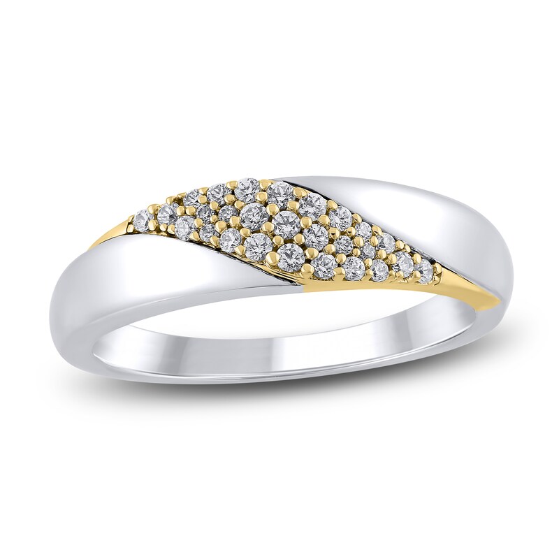 Main Image 1 of Diamond Anniversary Band 1/5 ct tw 14K Two-Tone Gold