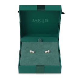 Marquise & Round-Cut Lab-Grown Diamond Two-Stone Earrings 2 ct tw 14K Yellow Gold