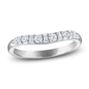 Thumbnail Image 1 of Vera Wang VOW Round & Baguette-Cut Diamond Wedding Band 1/3 ct tw 14K White Gold