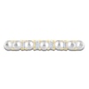 Thumbnail Image 3 of Pnina Tornai Cultured Pearl & Baguette-Cut Diamond Anniversary Ring 1/6 ct tw 14K Yellow Gold