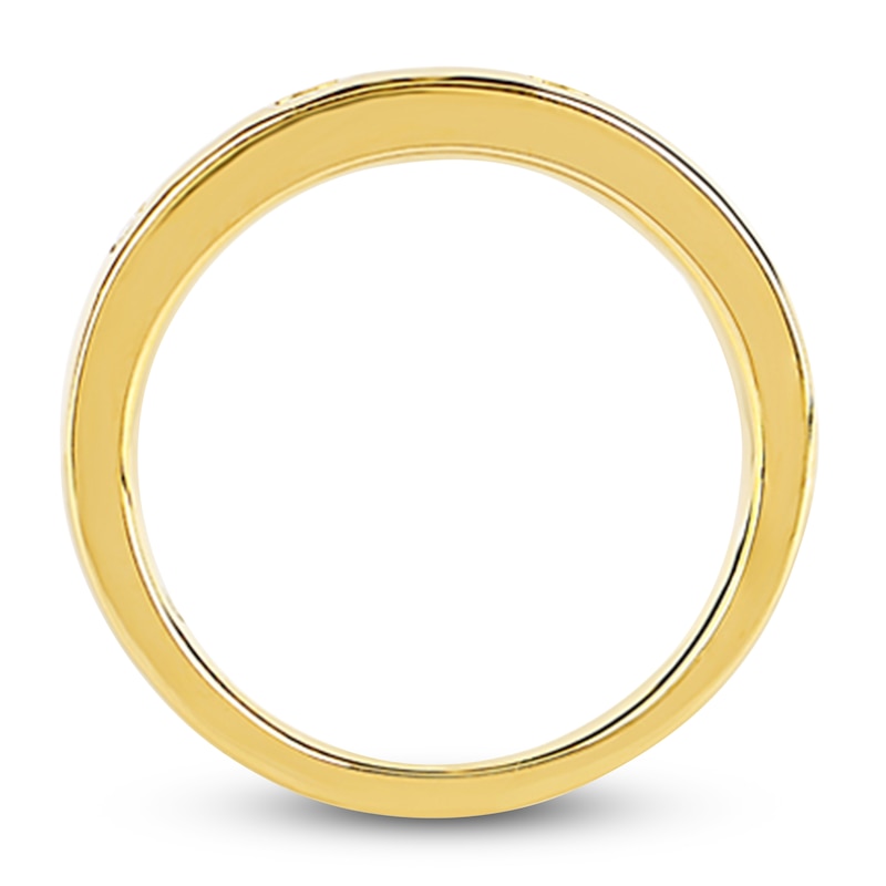 Main Image 2 of Storied Diamond Desert Sands of Eternity Anniversary Ring 1/8 ct tw 18K Yellow Gold