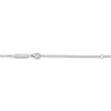 Thumbnail Image 3 of Unspoken Diamond Halo Necklace 1/4 ct tw 14K White Gold 18"