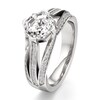 Thumbnail Image 4 of J'Lure Lab-Grown Diamond Octagon Step-Cut Engagement Ring 2-3/8 ct tw 18K White Gold