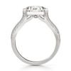 Thumbnail Image 2 of J'Lure Lab-Grown Diamond Shield Step-Cut Engagement Ring 3-3/8 ct tw 18K White Gold